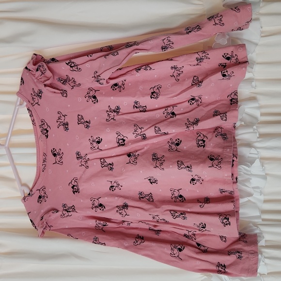 101 Dalmations, Disney, Hearts Pink Tee, - Picture 3 of 9